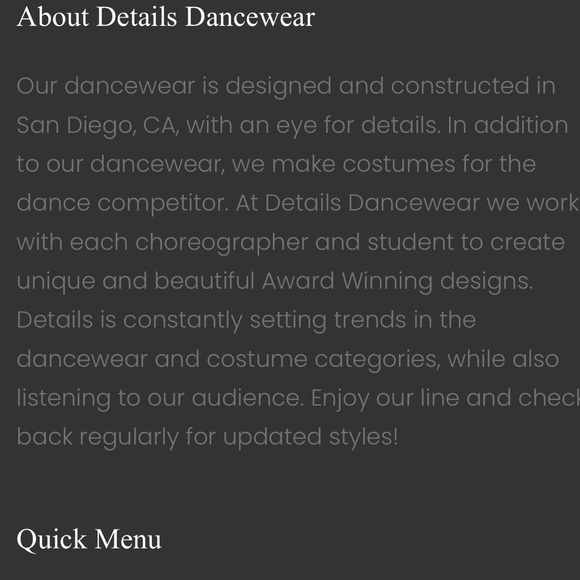 Custom Details  Dancewear competition leotard. Fits size CM-AXS - Picture 13 of 13